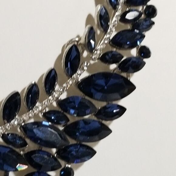 Rare blue marquise bib statement 14" 2" ex.  1.1936 - Picture 8 of 16